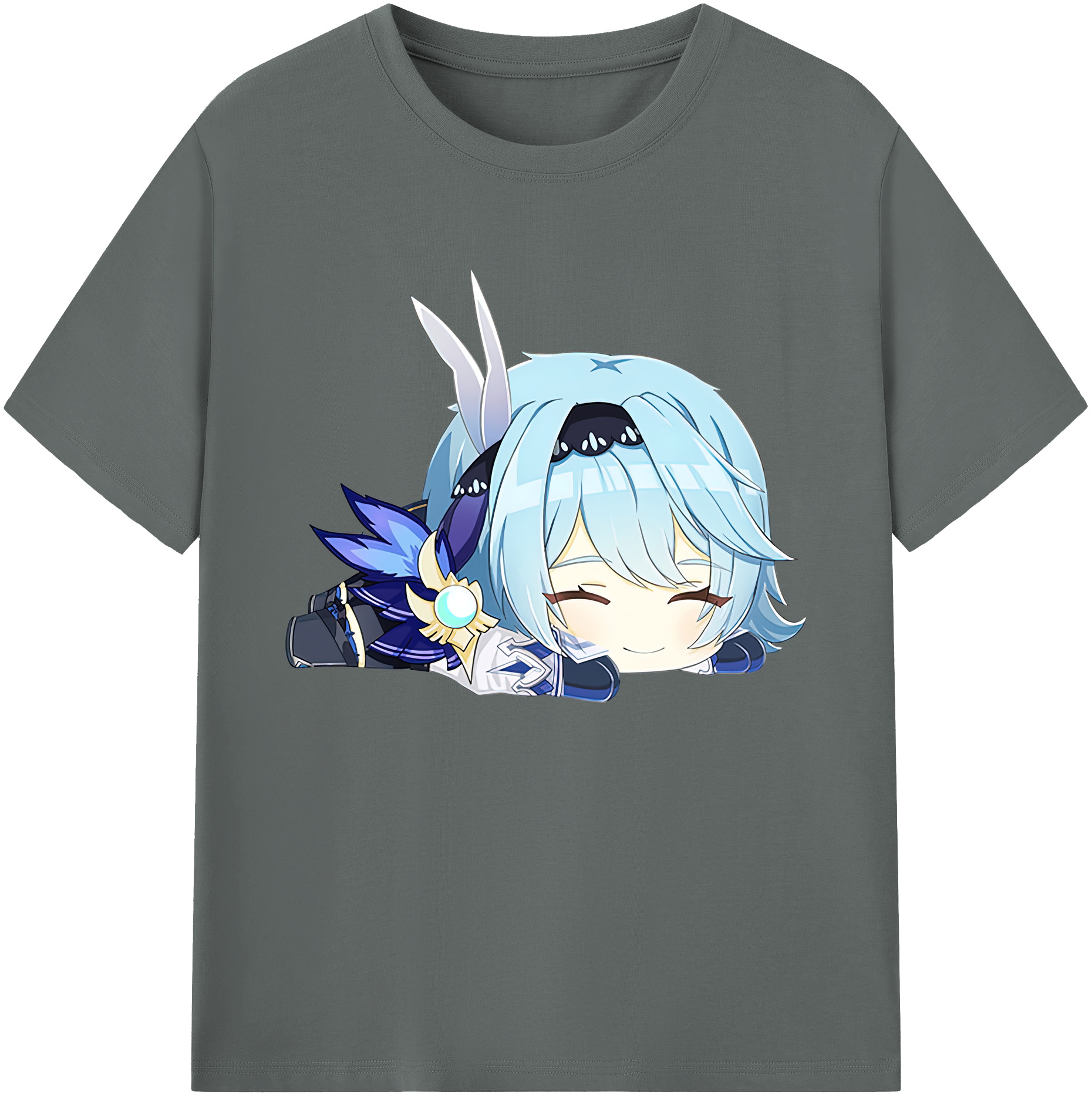 げんし神 优菈 ゆうら genshin Yūra 綿100％ メンズ半袖Tシャツ｜肌触りやわらか＆通気性